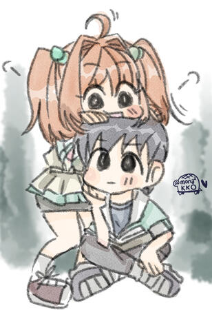 chibi trails in the sky